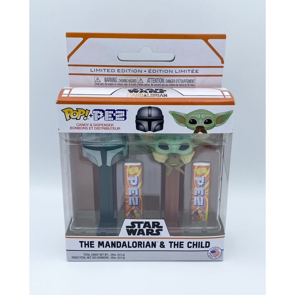 Star Wars Pez Dispenser The Mandalorian & The Child Grogu Funko Pop